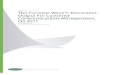 The Forrester Wave Document Output for Customer Communications Management Q3 2011