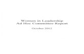NPUC Ad Hoc Committee Report Oct. 2012