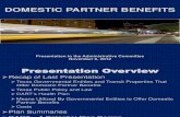 Domestic Partner Benefits_Administrative