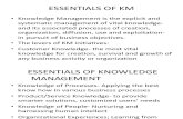 Essentials of Km Class Presentation