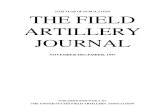 Field Artillery Journal - Nov 1937