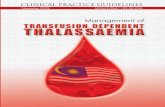 CPG Management of Transfusion Dependent Thalassaemia