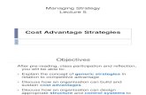 Lecture 4 Cost Advantage Strategies SN