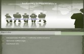 Infinity Informatics - Corporate Profile - Ver 1.1