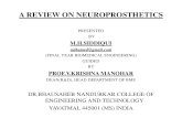 A Review on Neuroprosthetics by m.h.siddiqui
