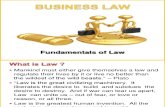 Bl - Fundamentals of Law -New