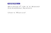 M1 Advantech Windows CE 3 User Manual