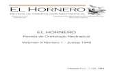 Revista El Hornero, Volumen 9, N° 1. 1949.