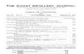 Coast Artillery Journal - Nov 1922