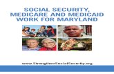 Social Security, Medicare and Medicaid Work For Maryland 2012