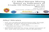 C5 Alkyl Nitrate Mixing Ratios as Indicators of Crude Oil Influence on Air Masses