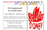 OccupySydneyZine 2012 Original Content Marc Ahrens