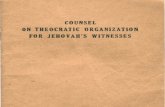 1949 Counsel on Theocratic Organization