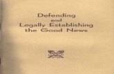 1950 Defending and Legally Establishing the Good News