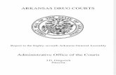Arkansas Drug Courts: Report to the Eighty-seventh Arkansas General Assembly (2009)