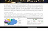 Microequities High Income Value Microcap Fund July 2012 update