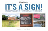 Its A Sign: Unbelieveable Signs from Scotland and Beyond