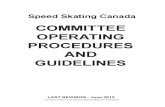 Committee Operating Procedures and Guidelines