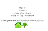 Green Home Tips