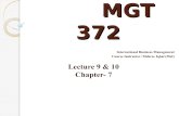 MGT 372 Lec 9&10