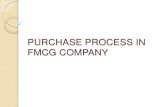 Purchase Process in Fmcg Company