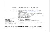 Term Paper on Radio by Pradip & Partha_ICT_3rd Batch_1st Semester_2011