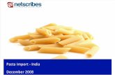 Market Research India - Pasta Import Market in India 2009