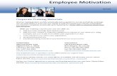 Employee Motivation Sample