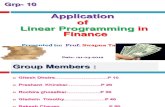 Application Oflpp in Finance Ppt Final - Copy
