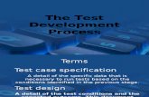 The Test Development Process
