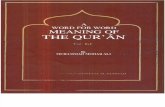 A Word for Word Meaning of the Qur'an Volume 3 Ali