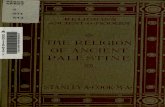 The Religion of Ancient Palestine in the Second Millennium B.C., Cook, Stanley Arthur, 1873-1949