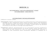 Week 1- The Concept of Economic Development