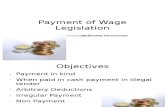 3 Payment of Wage Legislaionn 16