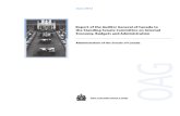 Report of the Auditor General of Canada to the Standing Senate Committee on Internal Economy, Budgets and Administration—Administration of the Senate of Canada