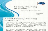 Faculty Training Academy a Beacon Among Staff Training Instituions