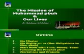 1Mission of Muhammad Pbuh and Our Lives