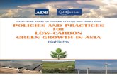Policies and Practices for Low-Carbon Green Growth in Asia - Highlights