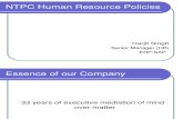 NTPC Human Resource Policies-21!10!08