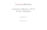 Camera Mouse 2012 Manual