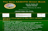 AASHTO_Green_Book_Changes - Auburn Transportation Conference