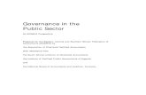 Governance in the Public Sector