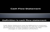 Cash Flow Statement Presentation