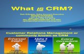 What is CRM..2011-09-13
