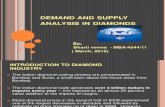 Demand and Supply Analysis in Diamonds