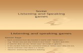 Listening and Speaking Games