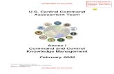 US CENTCOM Assessment: C2KM [Command and Control Knowledge Management]