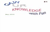Gain Your Knowledge Issue #5 May-2012