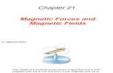21 Magnetic Forces and Magnetics Fields