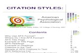 APA Citation Style 8-25-07
